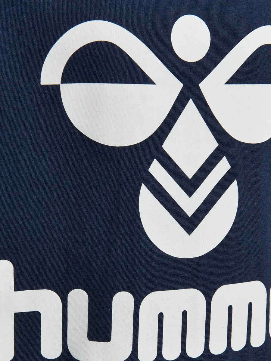 Футболка Hummel Performance Shirt 'Tres' темно-синего цвета — фото 4