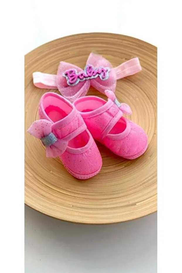 Детские тапочки для девочек с липучкой Vavbaby, Pink