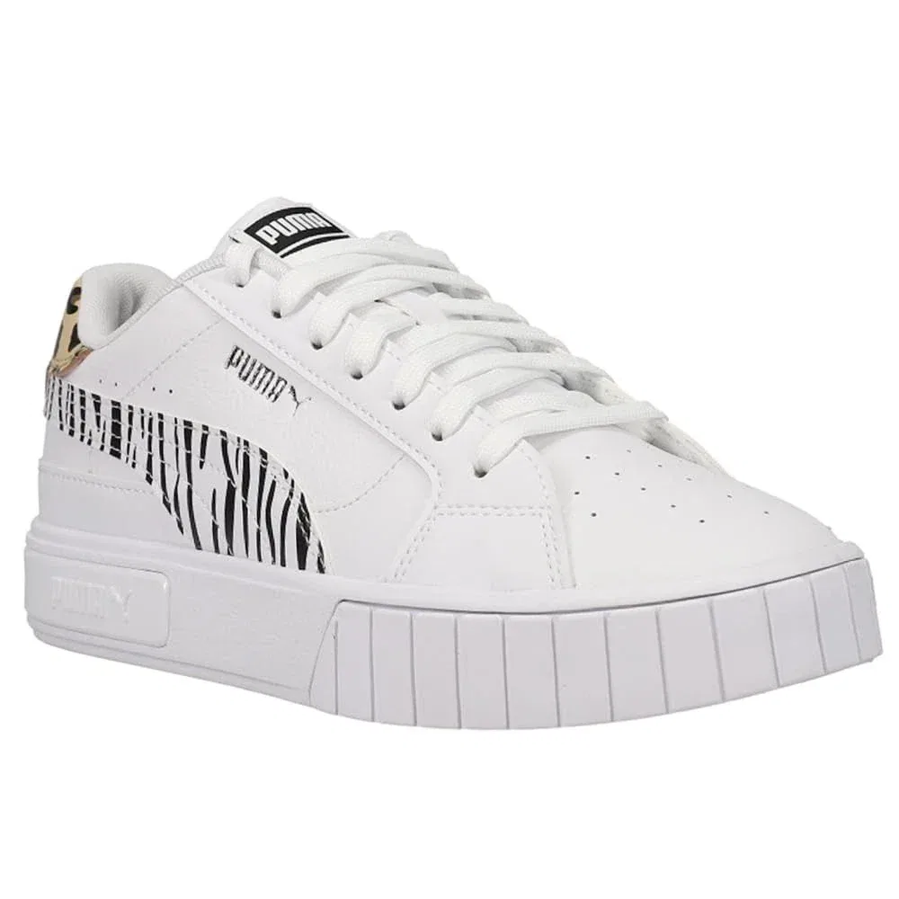 Детские кроссовки на платформе Puma Cali Star Summer Roar, White