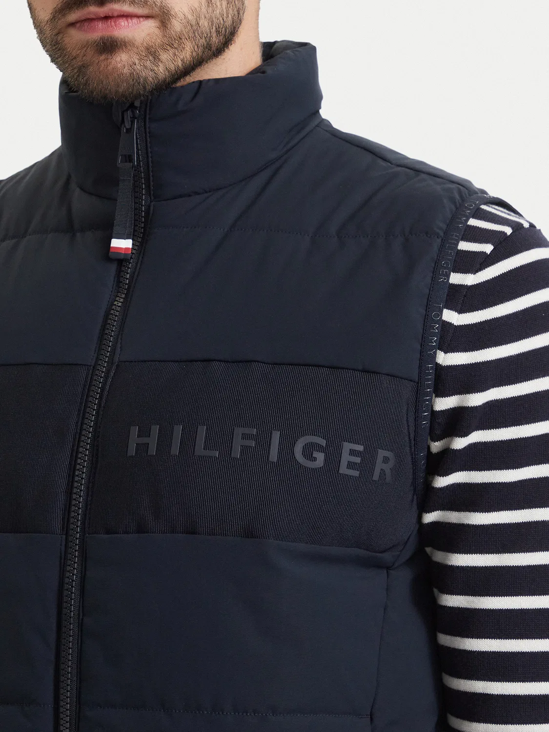 Мужской жилет стандартного кроя Branded Tommy Hilfiger, темно-синий — фото 4