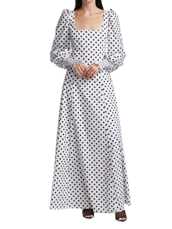 

Макси-платье elliot dot CAROLINE CONSTAS White black