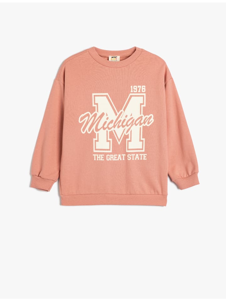 

Толстовка KOTON Sweatshirt, розовый