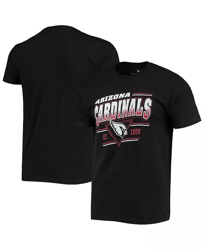 

Мужская черная футболка Arizona Cardinals Throwback Junk Food