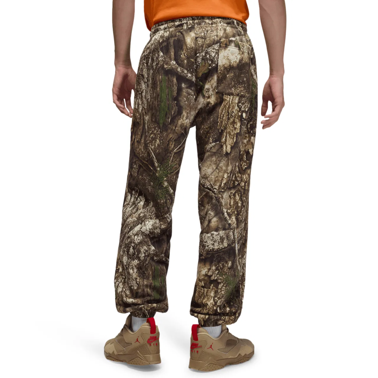 Мужские брюки из флиса Brooklyn Fleece Pants Jordan, цвет Medium Olive/Sail — фото 2