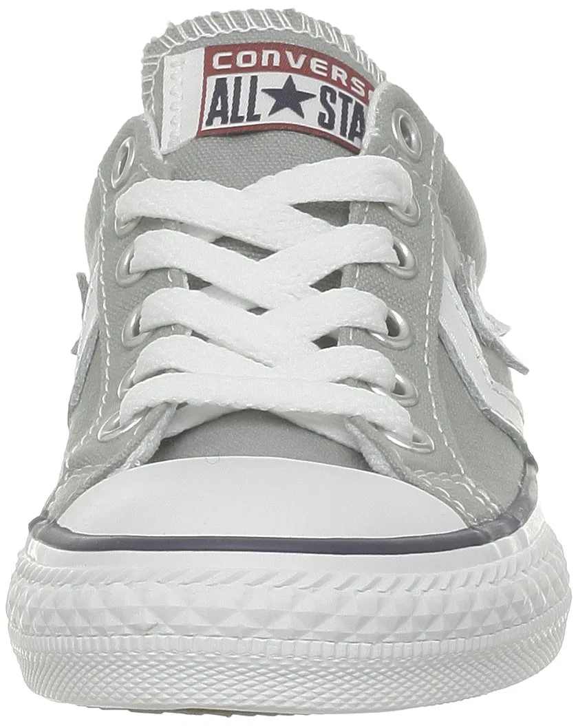 Детские кеды для мальчиков с принтом Star Player Ox Converse, Multicoloured Limestone Grey White — фото 2