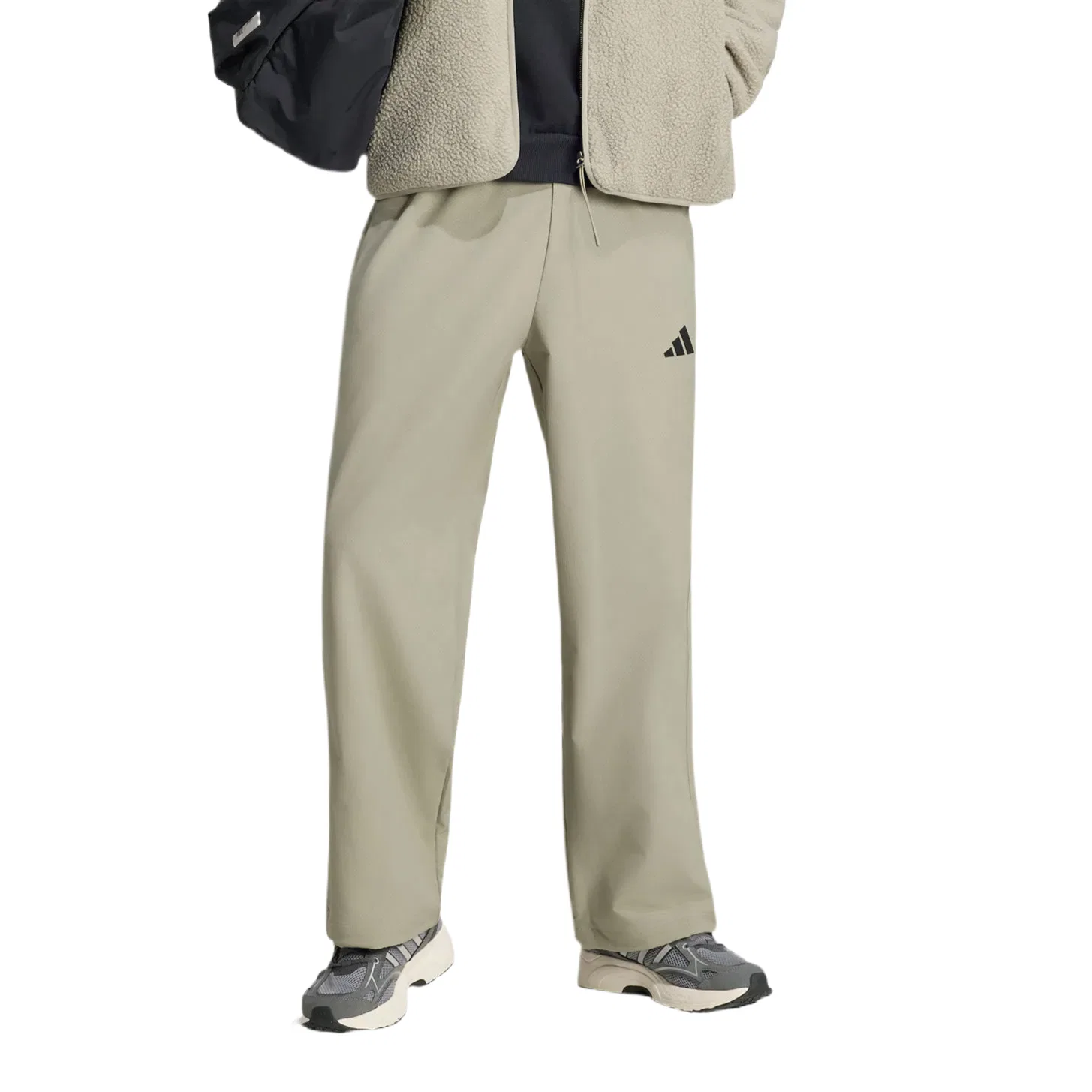 Мужские спортивные штаны прямого кроя Pebble Silver Gray Adidas, Pebble Silver Gray
