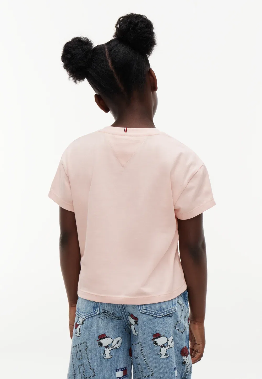 Футболка с принтом флага Peanuts - футболка с принтом Tommy Hilfiger, Whimsy Pink