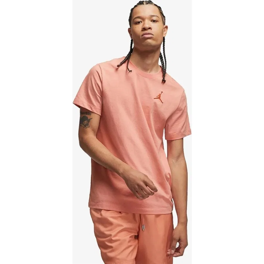 Футболка с коротким рукавом хлопковая Air Jordan Jumpman SS Crew, Nike, Оранжевый