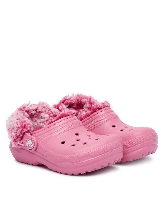 Шлепанцы Classic Fleece Lined Clog T Crocs, розовый — фото 2