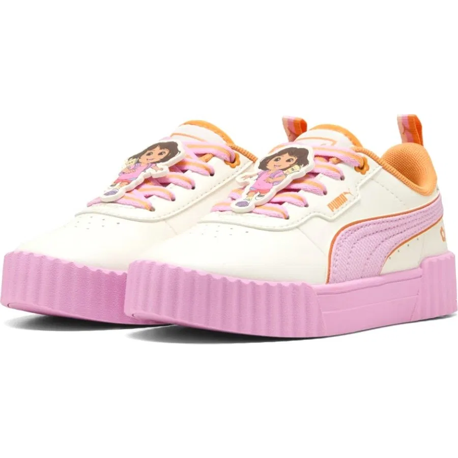 Детские кроссовки Puma Carina 3.0 Dora, Белый — фото 4