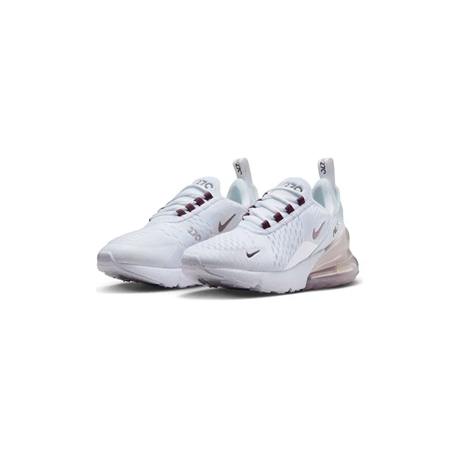 Кроссовки детские с длинным шнурком Nike Air Max 270 (GS) 943345-119, Белый — фото 3