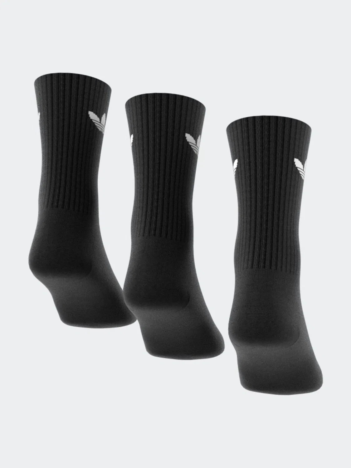 Носки высокие adidas Originals, модель Cushion Crew, черный — фото 4