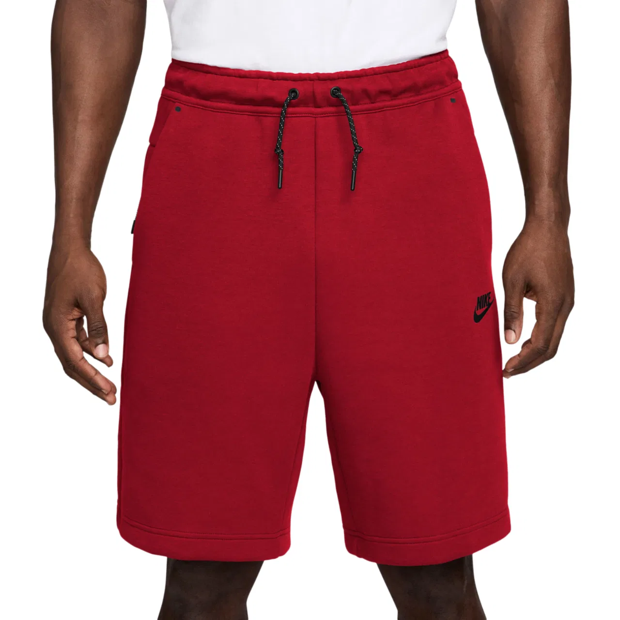 Шорты мужские Tech Fleece Nike, цвет Gym Red/Black