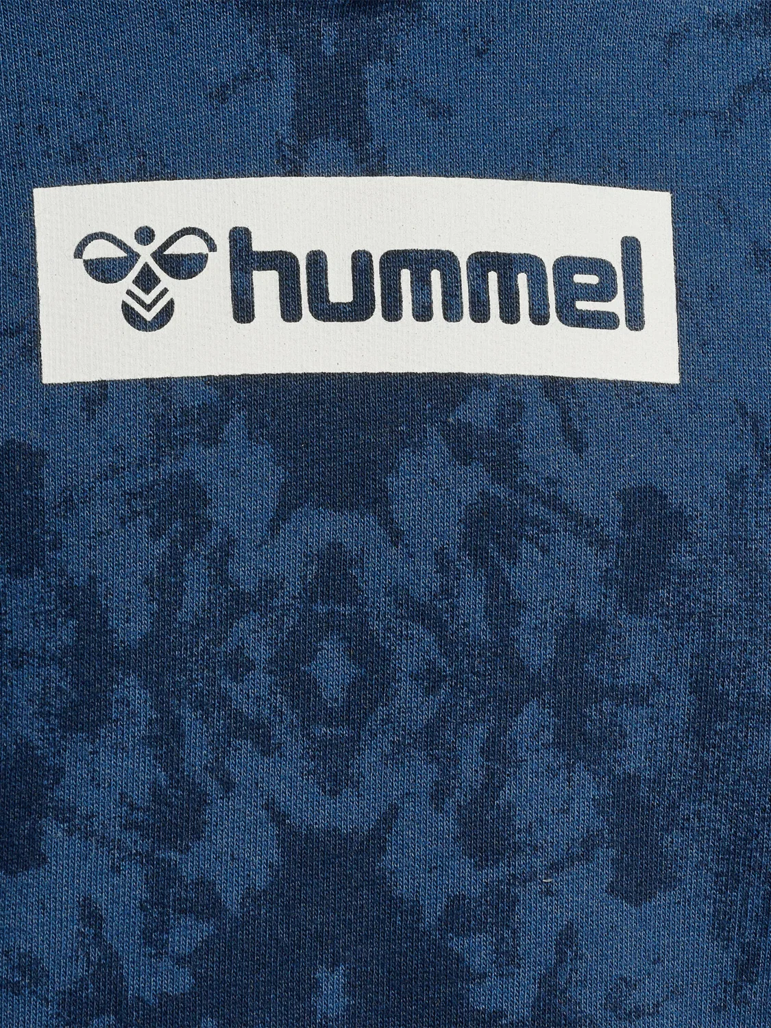 Детское худи с принтом Hmljump Hummel, Mitternachtsviolett Dunkelblau — фото 4