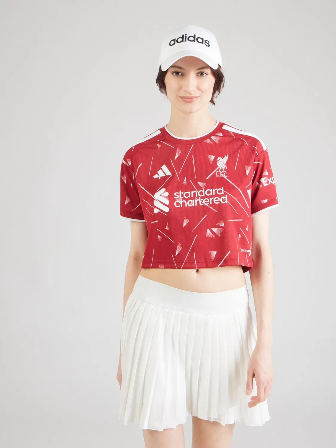 Футболка Adidas Performance FC Liverpool 26/27 красного цвета — фото 2