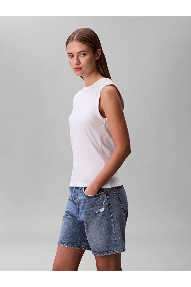 Женский топ без рукавов Calvin Klein, White — фото 4