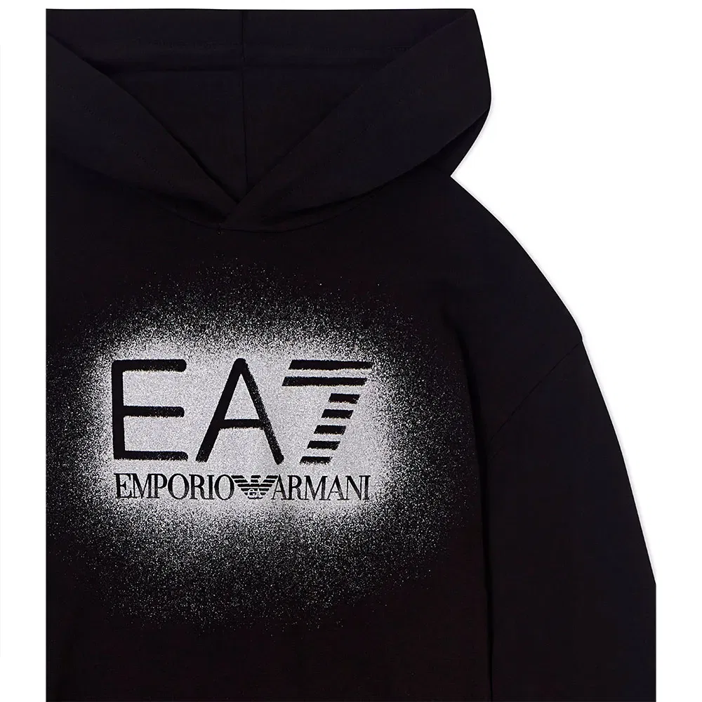 Свитшот EA7 Emporio Armani, черный — фото 3