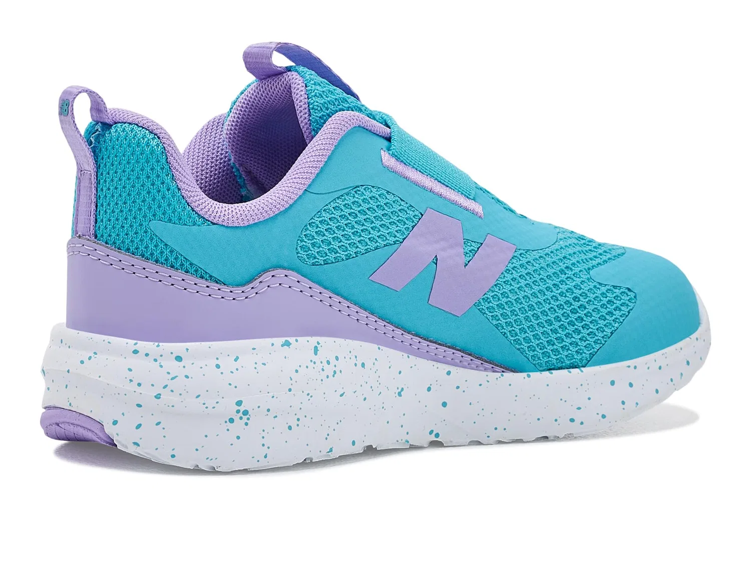 Кроссовки 468 Slip-On (для младенцев и малышей) New Balance Kids, Blue Glaze/Lilac Glo — фото 4