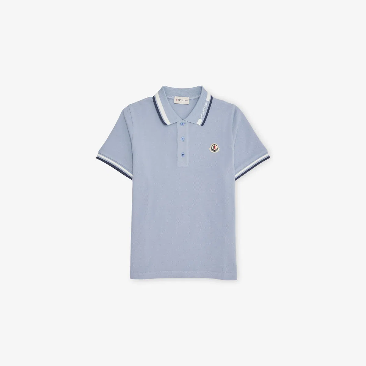 Хлопковая футболка-поло с коротким рукавом brand-patch, размер 4-14 лет Moncler, солнечный желтый