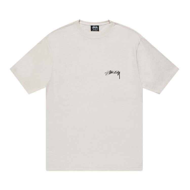 

Футболка Stussy 100% Pigment Dyed Tee 'Natural', белый