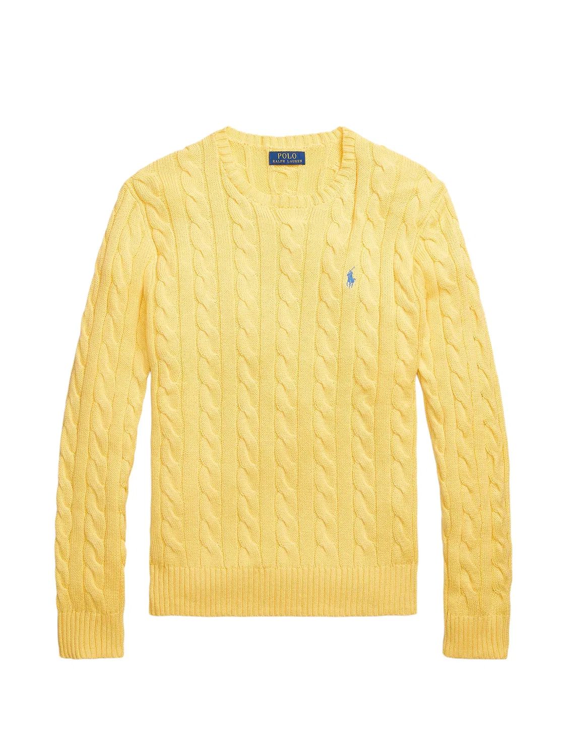 Polo Ralph Lauren Свитер крупной вязки хлопковый желтый