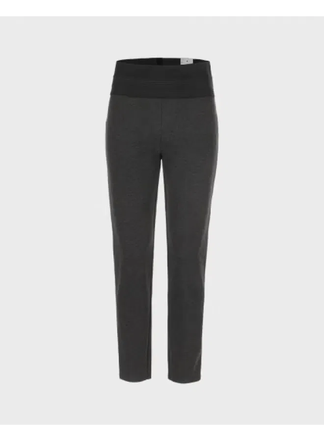 Леггинсы с высокой посадкой и цветными блоками Zara, черный/серый