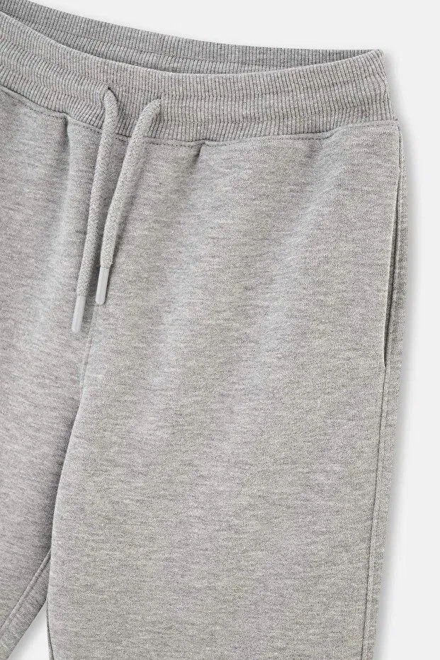 Детские спортивные штаны для мальчиков хлопковые Basics Dagi, Gray Melange — фото 3