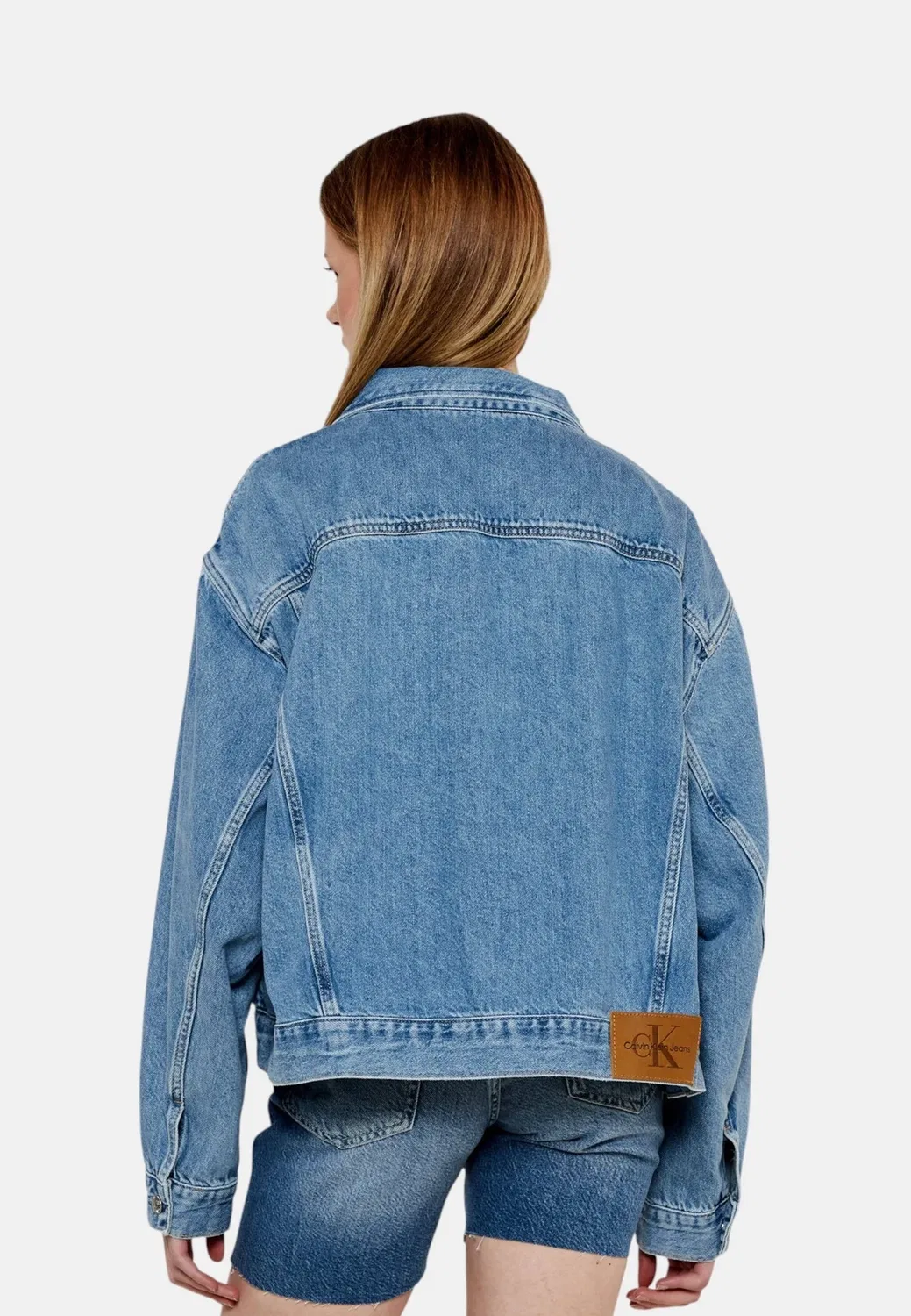 Джинсовая куртка Calvin Klein, Blu — фото 3