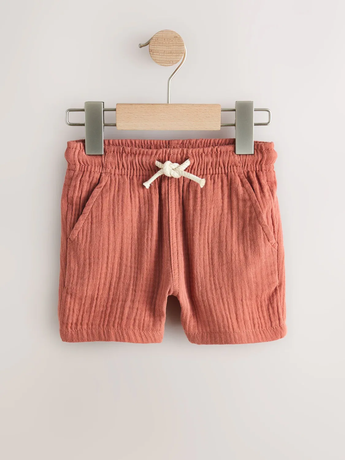 Шорты Soft Textured Pull On 5 Pack Next, нейтральный/коричневый/красный/синий/шалфейно-зеленый — фото 2