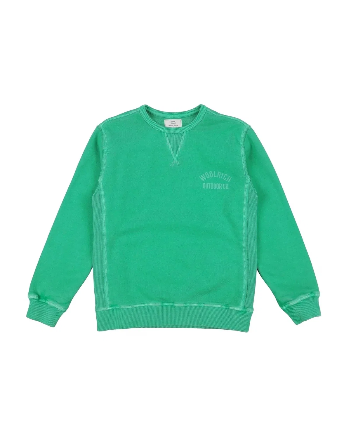 Детское худи с принтом Woolrich, Emerald Green