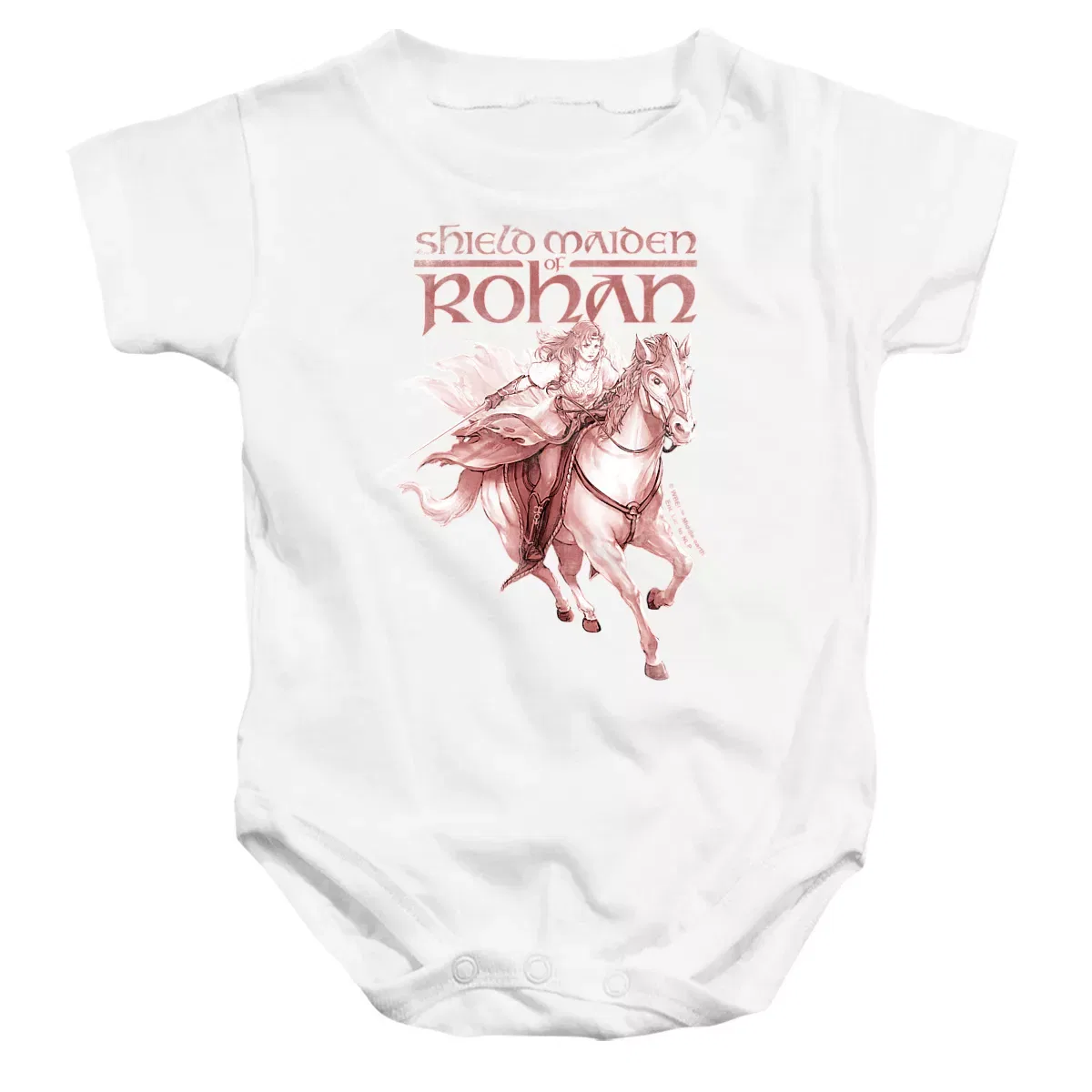 Детский боди-комбинезон с коротким рукавом The Lord of the Rings, White