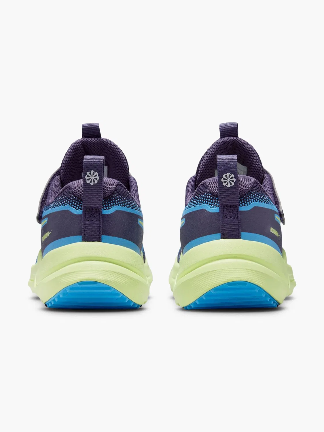 Детские кроссовки с эластичной шнуровкой и липучкой Nike Cosmic Runner PS, синий — фото 4