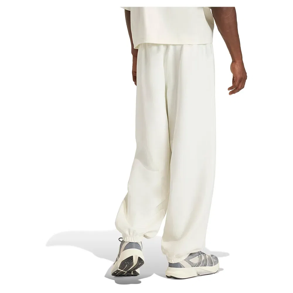 Мужские спортивные брюки с регулируемым поясом Soft Lux Tracksuit Pants Adidas, White — фото 2