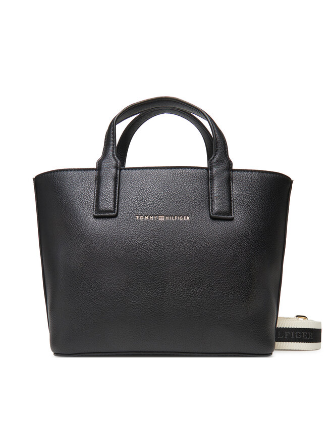 

Сумка Th Logotape Mini Tote AW0AW17448 Tommy Hilfiger, черный