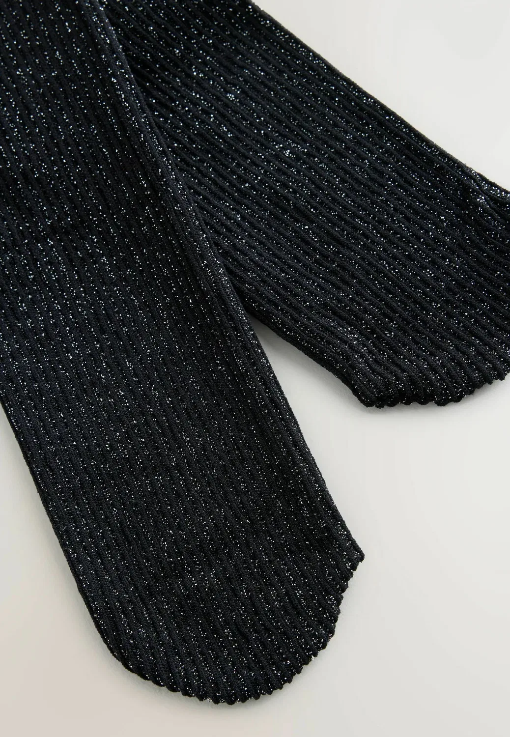 Колготки в рубчик плотностью 60 ден с блестками - колготки Next, Black — фото 3