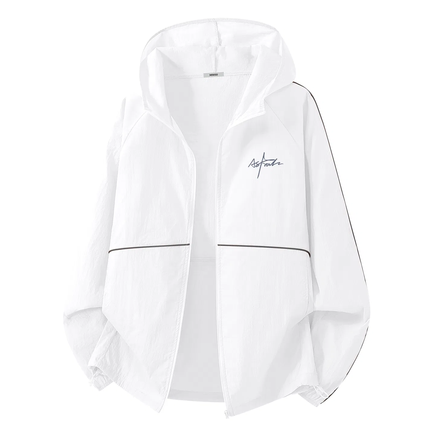 Детская ветровка солнцезащитная MINISO, White (Pen End Light Shadow Chest Logo)