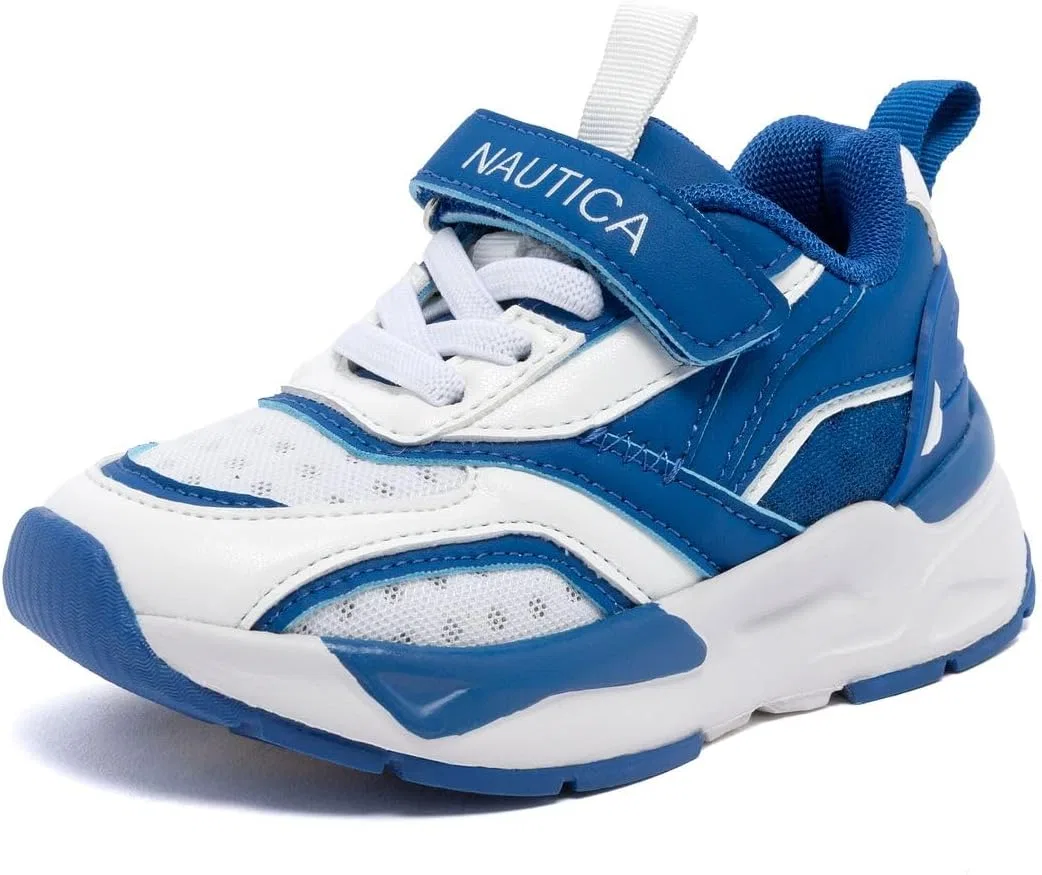 Детские кроссовки с регулируемым ремешком Nautica, Cobalt White-Jailia
