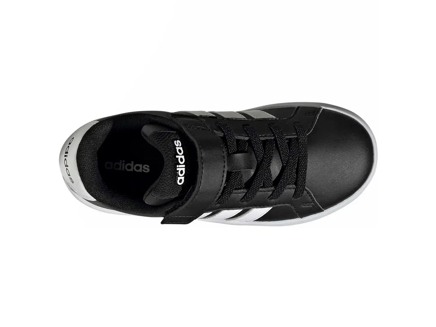 Кроссовки детские Grand Court 3.0, adidas, черный — фото 3