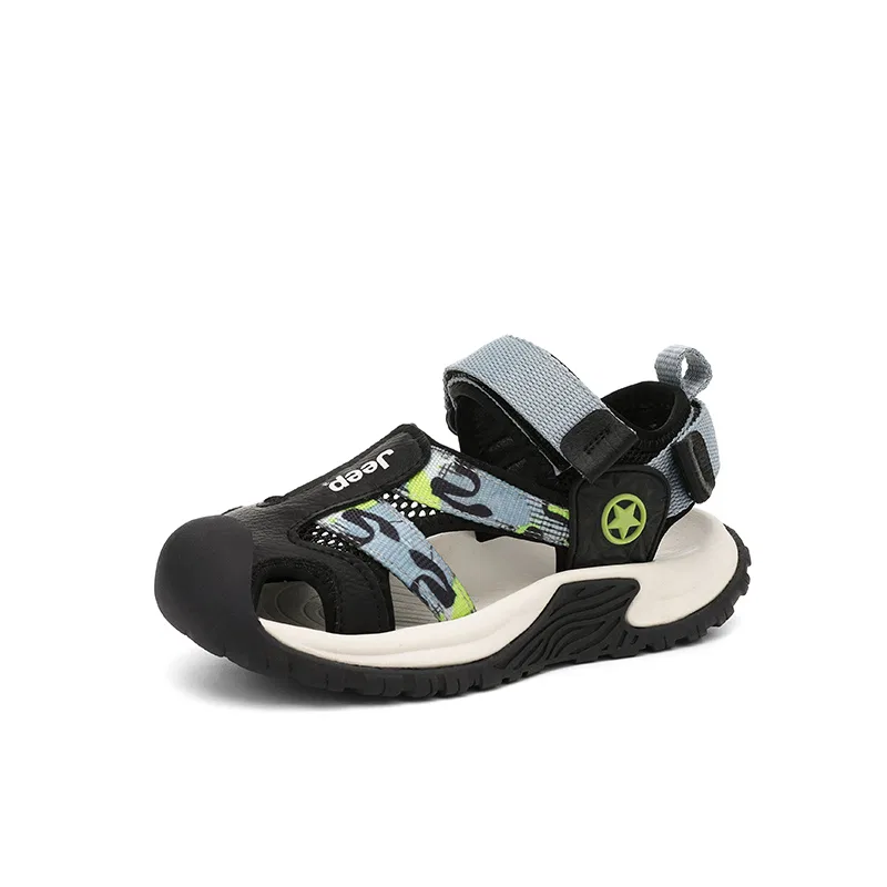 Детские сандалии с закрытым носком Jeep Chifeng 3.0 Low top Sandal Kids', Pink Purple Camo — фото 4