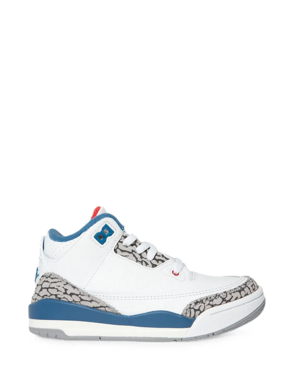 Кеды Jordan 3 Retro с принтом Jordan Kids, белый — фото 2