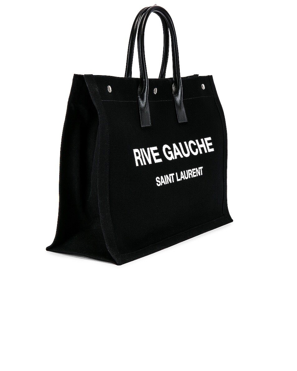 Большая большая сумка Noe Saint Laurent, цвет Black & White — фото 3
