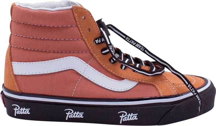 

Кеды Vans Patta x Sk8-Hi 38 Reissue Langoustino, оранжевый