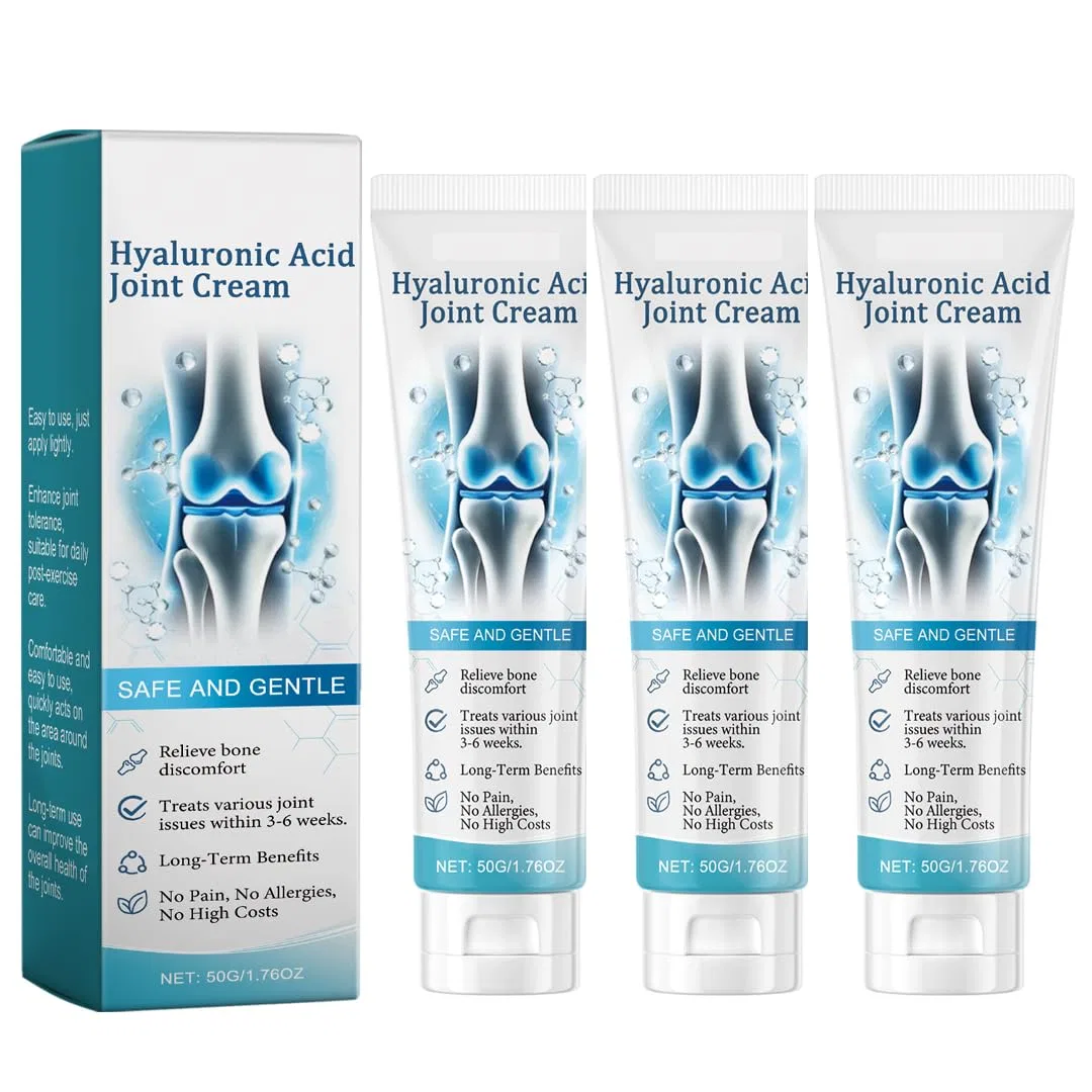 Крем для суставов Hyaluronic Joint Cream, bergxperten, набор 3 шт, 50 г, White