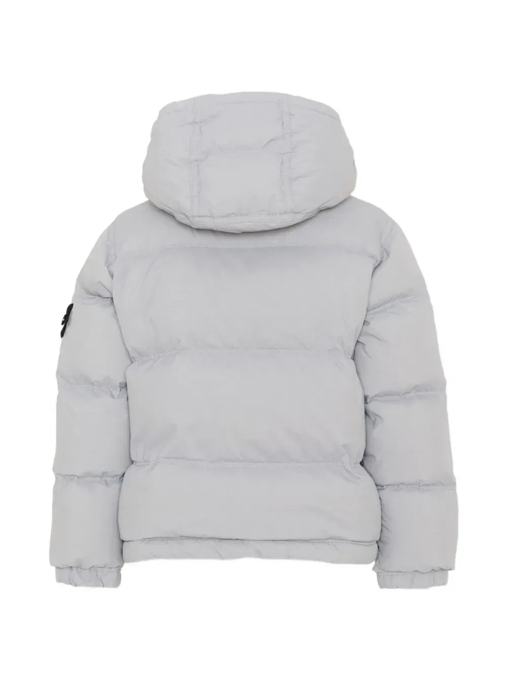 Куртка с нашивкой-логотипом и подкладкой Stone Island Junior, серый — фото 2
