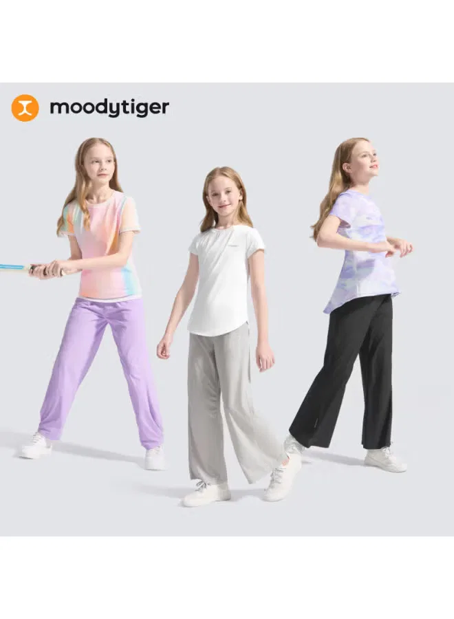 Брюки широкие легкие дышащие с быстрым высыханием Moodytiger, черный — фото 3