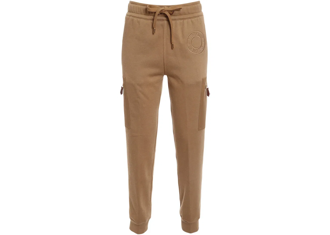 Женские спортивные брюки с вышивкой логотипа Archway Burberry, Camel Beige