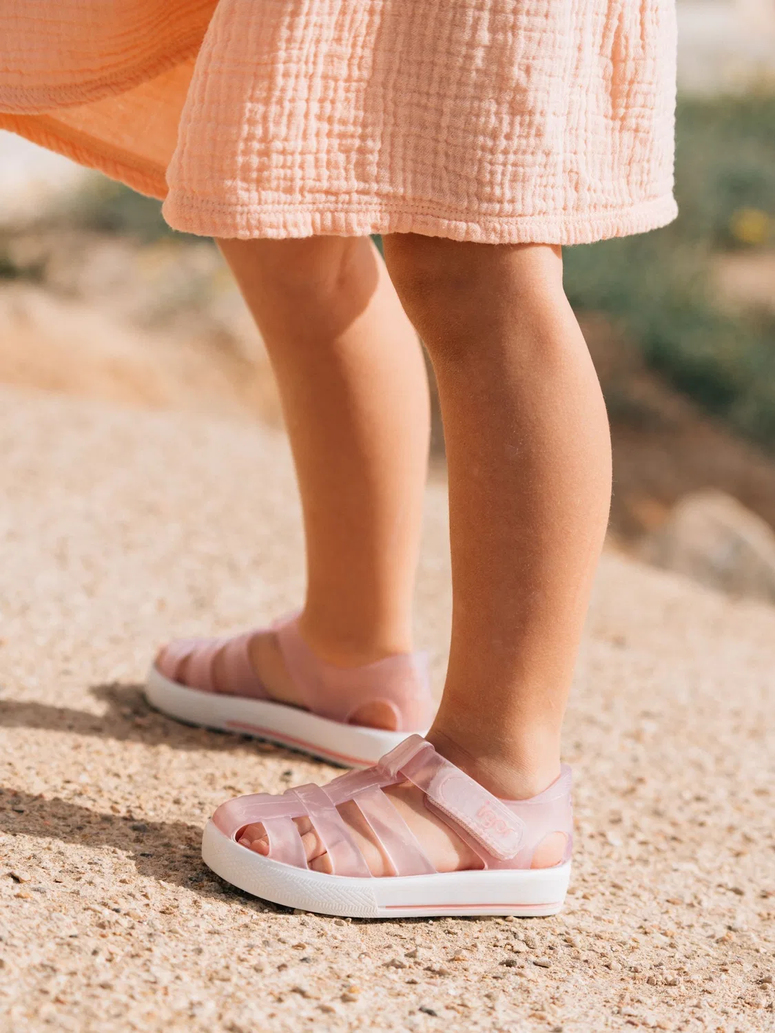 Босоножки с регулируемой липучкой, Pink Star Igor, розовый