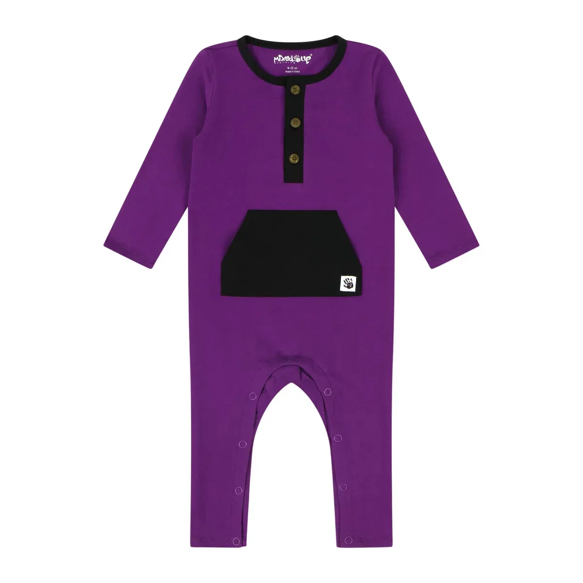 Детский комбинезон для девочек с длинным рукавом UNO Mixed Up Clothing, Purple Tilandsia