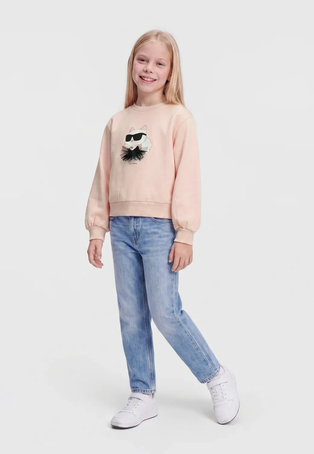 Толстовка Karl Lagerfeld Kids, Pink