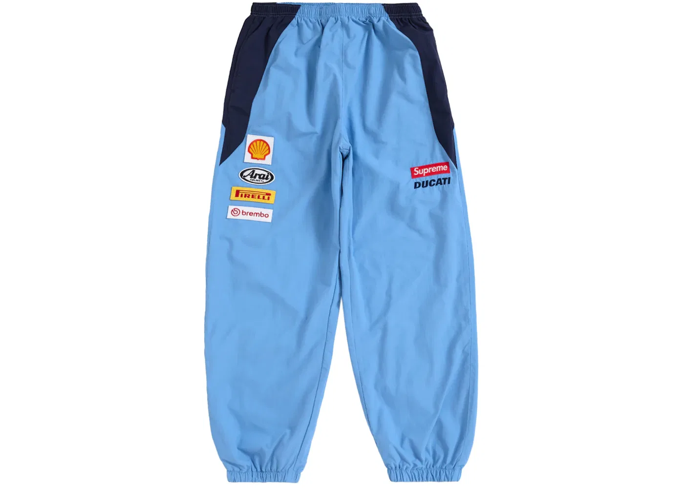 Мужские спортивные штаны с принтом Supreme Ducati Track Pant, Light Blue
